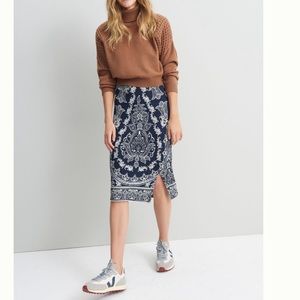 Anthropologie Farm Rio Kaylee Midi Skirt size M